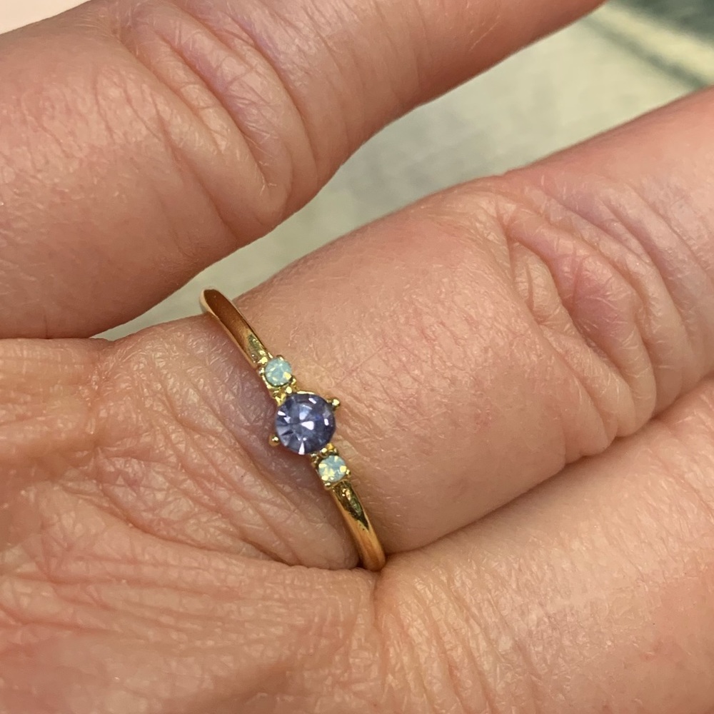 Boutique | Pretty Multi-Color Stacking Rings - Picture 6 of 8
